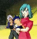 BULMA,TRUNKS BEBE Y TRUNKS DEL FUTURO